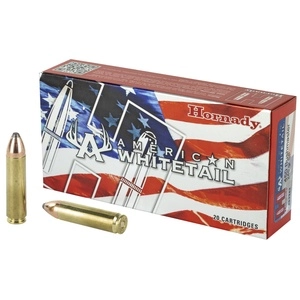 Hornady American Whitetail 450 Bushmaster 245 Grain InterLock 20 Round Box 