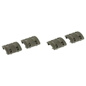 Magpul Industries XTM Enhanced Rail Panel Fits Picatinny Rail 4 Two Piece Panels Polymer Construction Olive Drab Green 