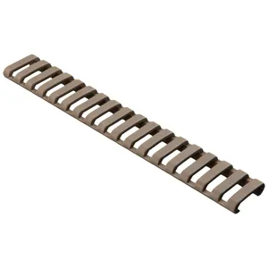 Magpul Industries Ladder Rail Panel Fits Carbine Length Picatinny Rail 18 Slots Polymer Construction Flat Dark Earth 