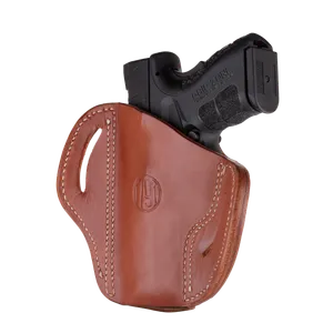 1791 Gunleather BH2.4S Optic Ready OWB Holster Size 2.4S Classic Brown Right Hand Fits FN 509/HK VP9SK