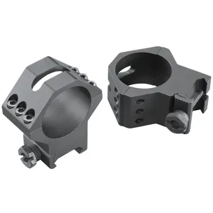 Weaver 6 Hole Tactical 34mm High Rings Fits Picatinny Matte Finish Black 