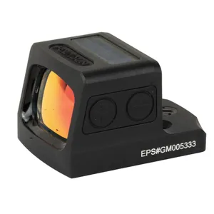 Holosun Technologies EPS MRS Reflex Sight Multiple Reticle 32 MOA Circle 2 MOA Green Dot Aluminum Housing Black Solar with Internal Battery 