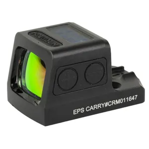 Holosun Technologies EPS Carry MRS Reflex Sight Multiple Reticle 32 MOA Circle 2 MOA Red Dot Aluminum Housing Black Solar with Internal Battery 