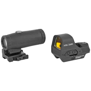 Holosun Technologies HS510C Open Reflex Circle Dot Sight and HM3X Magnifier Combo Pack Hard Case 