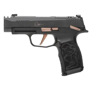 Sig Sauer P365XL ROSE 9mm 3.1" Barrel 12Rds 2 Mags Manual Safety Black with Rose Gold Controls and Engraving