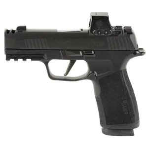 Sig Sauer P365 XMacro Comp 9mm 3.1" Barrel ROMEO-X Compact Red Dot 17Rds 2Mags Black
