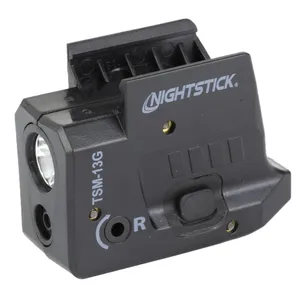 Nightstick Subcompact Tactical Weapon-Mounted Light w/Green Laser Fits Sig Sauer P365 150 Lumens 2,700 Candela Black, .75 Hours of Runtime IP-X4 Water-Resistant Rechargeable Battery 