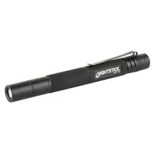 Nightstick MT-100 Mini-Tac Flashlight 130 Lumens 484 Candela Black 1.5 Hours of Runtime IP-X4 Water-Resistant 