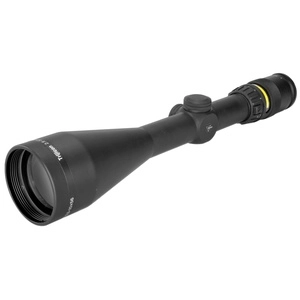 Trijicon AccuPoint 2.5-10x56mm Riflescope Standard Duplex Crosshair with Amber Dot 30mm Tube Black Capped Adjusters 