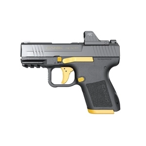 Canik METE MC9 9mm 3.18" Barrel (1) 12Rd (1) 15Rd 2Mags Black with Gold Accents