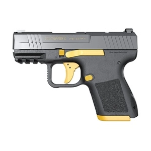 Canik METE MC9 9mm 3.18" Barrel (1) 12Rd (1) 15Rd 2Mags Black with Gold Accents
