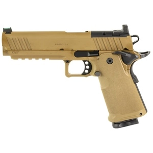 Springfield 1911 DS Prodigy AOS 9mm 5" Forged Stainless Steel Bull Barrel 10Rds 2Mags Coyote Brown