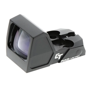 Crimson Trace Corporation RAD Micro Green Dot Compact Open Reflex Sight 5 MOA Black