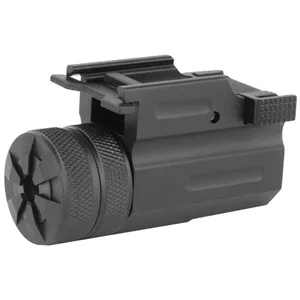 NcSTAR Compact Green Laser with QR Weaver Mount Fits Weaver Style Rail Black Ambidextrous Sliding On/Off Switch 