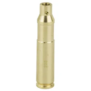 NcSTAR .223REM Laser Cartridge Bore Sighter Brass Finish Fits .223 Remington Chambers 
