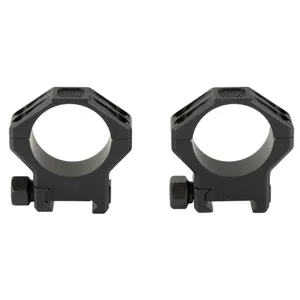 Sig Sauer Alpha6 Scope Ring Set 34mm High 1.12" Height Anodized Finish Black Fits Picatinny 
