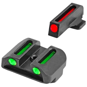 TRUGLO Brite Site Fiber Optic Red Front 3 Dot Sight Green Rear Sight Fits Springfield Armory XD 