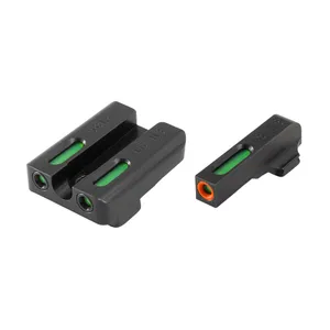 TRUGLO Brite-Site TFX Pro Sight Fits Sig #6 Front/#8 Rear Tritium/Fiber-Optic Day/Night Sight 24/7 Brightness Orange Ring on Front Sight 