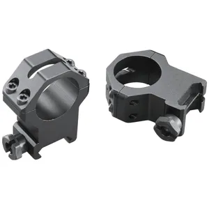 Weaver 4 Hole Tactical 1" XX High Rings Fits Picatinny Matte Finish Black 