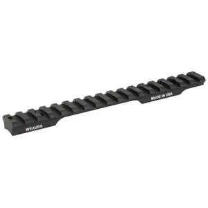 Weaver Extended Multi Slot Base Fits Savage 110 Short Action 8-40 Black 