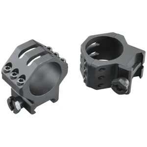 Weaver 6 Hole Tactical 30mm Medium Rings Fits Picatinny Matte Finish Black 