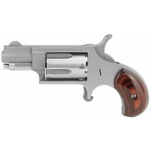 North American Arms Mini Revolver SA 22LR 1.125" Barrel Silver 5Rds 