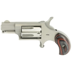 North American Arms Mini Revolver SA 22LR 1.125" Barrel Silver 5Rds 