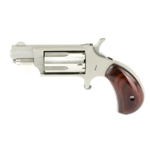 North American Arms Mini Revolver SA 22LR/22 WMR 1.125" Barrel Silver 5Rds 