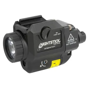 Nightstick TCM-10-GL Tactical Weapon-Mounted Light with Green Laser 650 Lumens 2 Hour Run Time IP-X7 Waterproof Black 