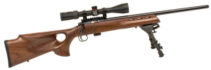 Crickett Model 722 Varmint Package Youth 22 LR 20" Blued Bull Barrel 7Rds 3-9x40mm Scope