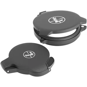 Leupold Alumina Flip Back Lens Cover Kit Lens Protector Matte Black Fits 50mm & Standard EP 