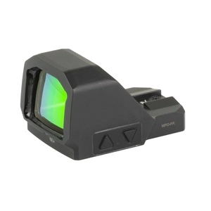 Meprolight MPO-F Non-Magnified Red Dot 33 MOA Circle w/3 MOA Dot Bullseye Reticle RMR Footprint Black 
