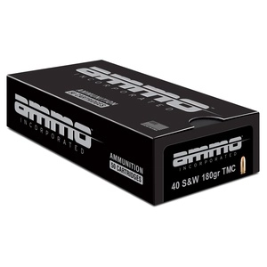 Ammo Inc Signature 40 S&W 180 Grains Total Metal Coating 50 Round Box 