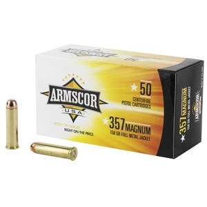 Armscor 357 MAG 158 Grain Full Metal Jacket 50 Round Box 