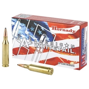 Hornady American Whitetail 243Win 100 Grain Interlock Boat Tail Soft Point 20 Round Box 