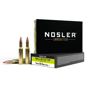 Nosler 7MM-08 Remington 140 Grain Ballistic Tip 20 Round Box 