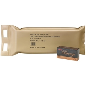 PMC Ammunition Bronze 38 Special 132 Grain Full Metal Jacket 300 Round Bulk Pack 
