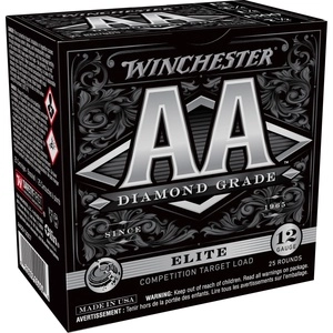 Winchester Ammunition AA Diamond Grade 12 Gauge 2.75 #7.5 1 1/8 oz Shotshell 25 Round Box 