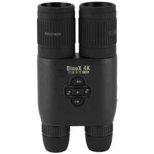 ATN Corp BinoX 4K Night Vision Binocular 4-16x65mm Laser Rangefinder Full HD Video Recording WiFi Smooth Zoom and Smartphone Controlling with iOS or Android Apps Matte Finish Black 