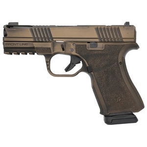Black Rain Ordnance Frontline + 9MM 4" Optics Cut Cerakote Burnt Bronze 15 Round