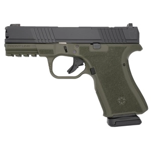 Black Rain Ordnance Frontline 9MM 4" Optics Ready ODG/Black 15 Round