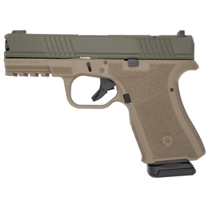 Black Rain Ordnance Frontline 9MM 4" Optics Ready FDE/ODG 15 Round