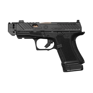 Shadow Systems CR920P 9MM 3.75" Bronze Spiral Fluted Barrel Integrated Compensator Black Nitride Finish 13 Round