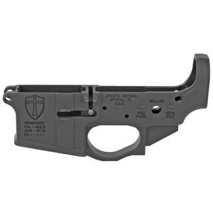 Spike's Tactical STLS022 5.56 Stripped Lower Black Finish Crusader Logo
