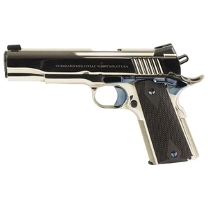Standard Manufacturing 1911 .45 ACP 5" Nickel Finish Rosewood Grips 7 Round