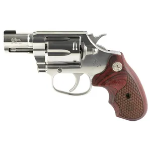 Colt Cobra .38 Special 2" Stainless Steel Walnut Grips 6 Round