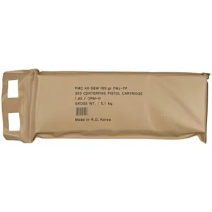 PMC Ammunition Bronze 40S&W 165 Grain Full Metal Jacket Bulk Pack