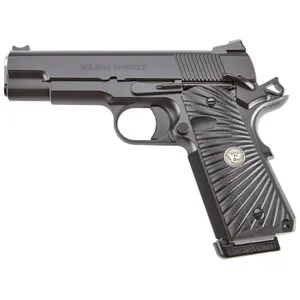 Wilson Combat CQB Commander 45 ACP 4.25" Black Armor Tuff G10 Grips 8 Round