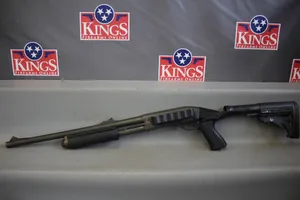 **POLICE TRADE**REMINGTON 870 MAGNUM 12GA RIFLE SIGHTED W/ KNOX STOCK
