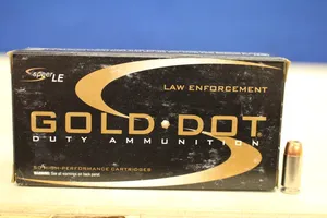 **POLICE TRADE** SPEER GOLD DOT 40 S&W 165 GR GDHP